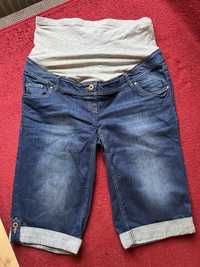 Spodnie jeansowe, ciążowe krótkie roz. 40,c&A,NOWE