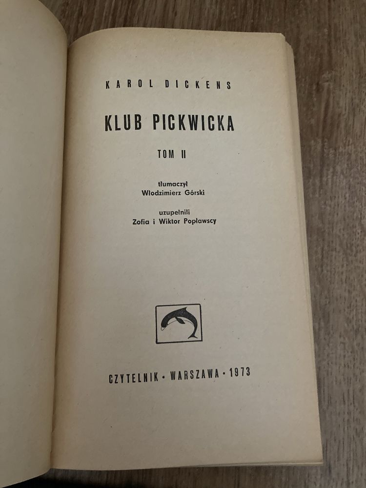 Klub pickwicka - karol dickens