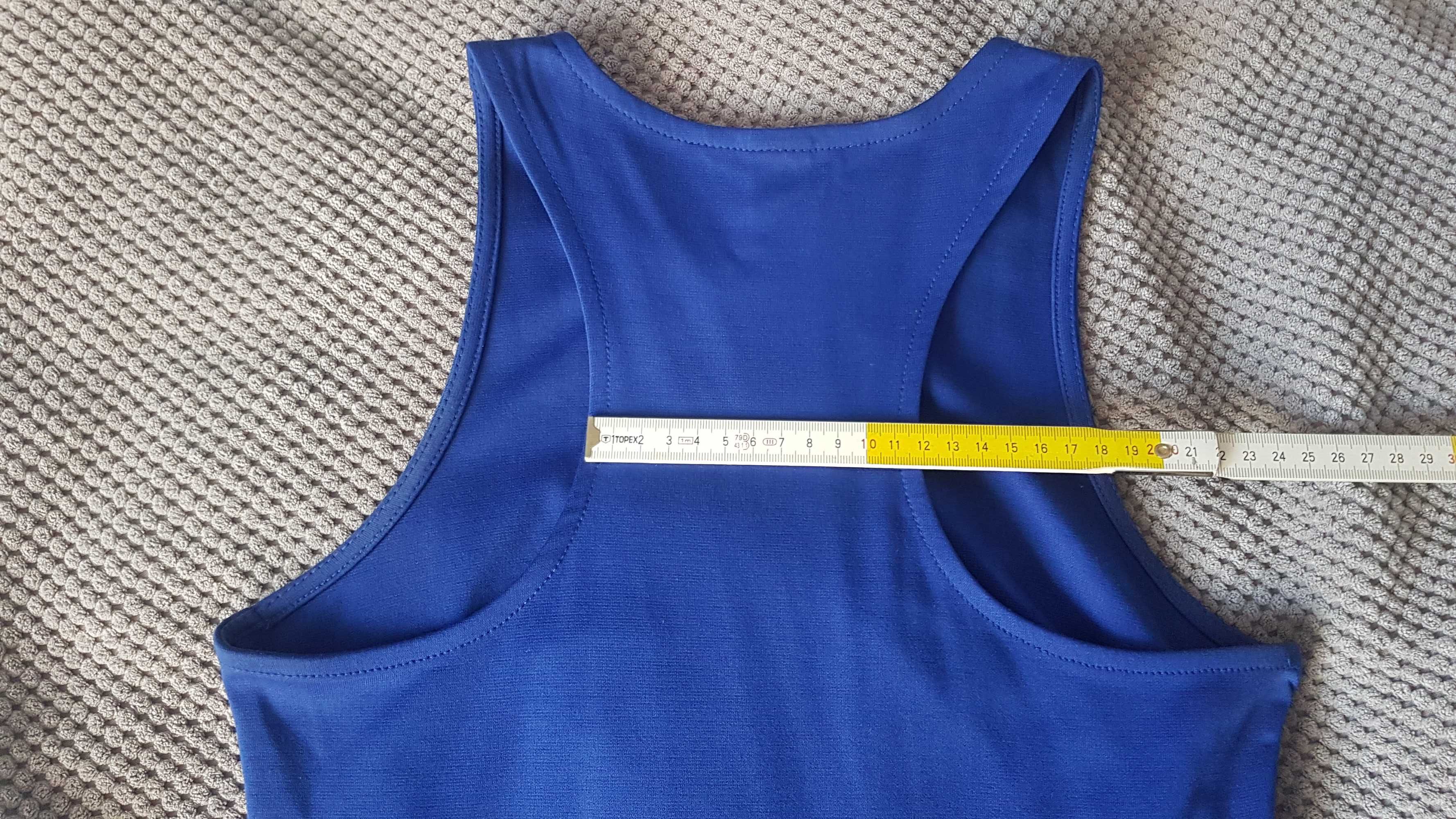 Niebieska sukienka H&M 34 XS - jak nowa