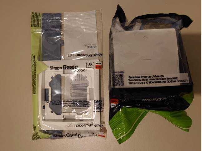 Simon Basic, łączniki żaluzjowe