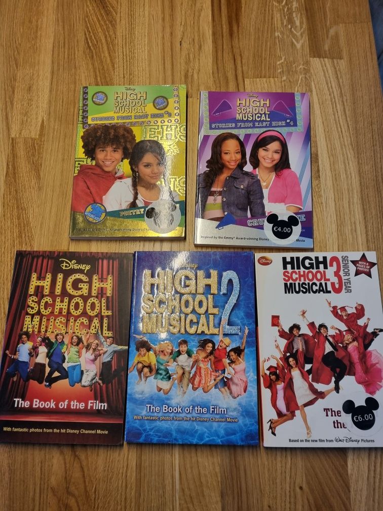 5x książka High School Musical po angielsku
