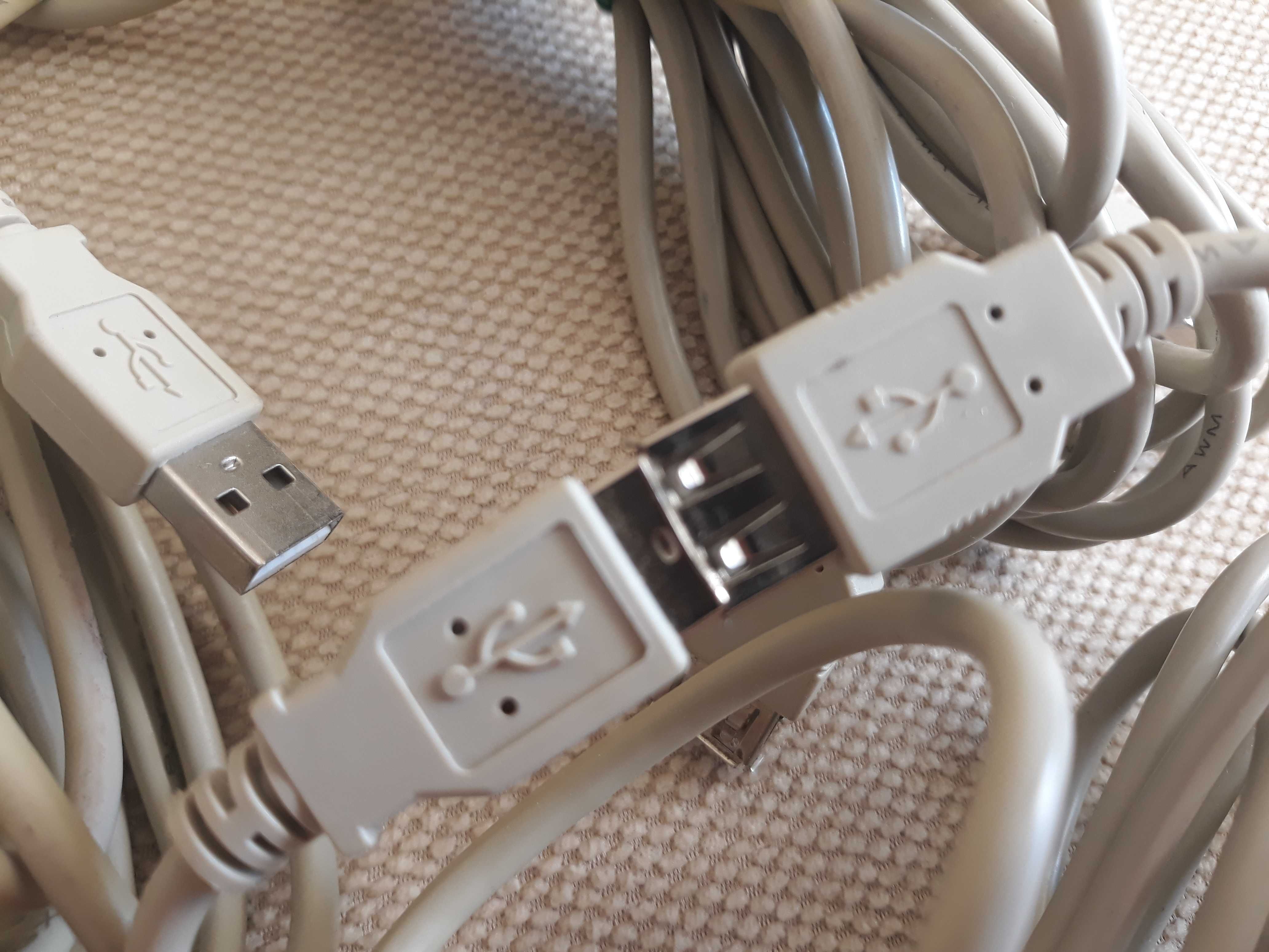 Przedluzacz usb 3 m , x 3 sztuki