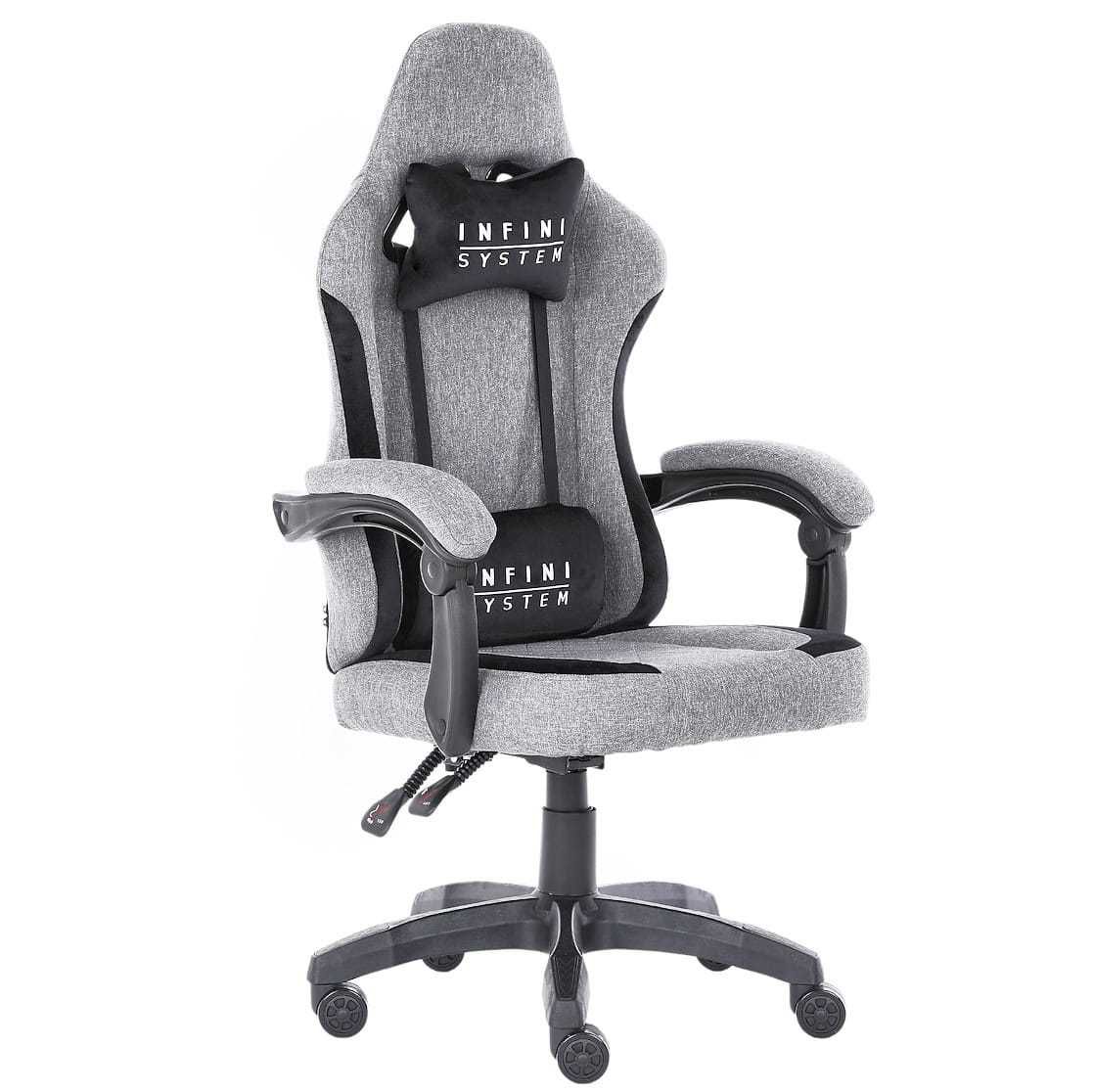 Fotel Infini System Light Gray - Krzesło Gamingowe