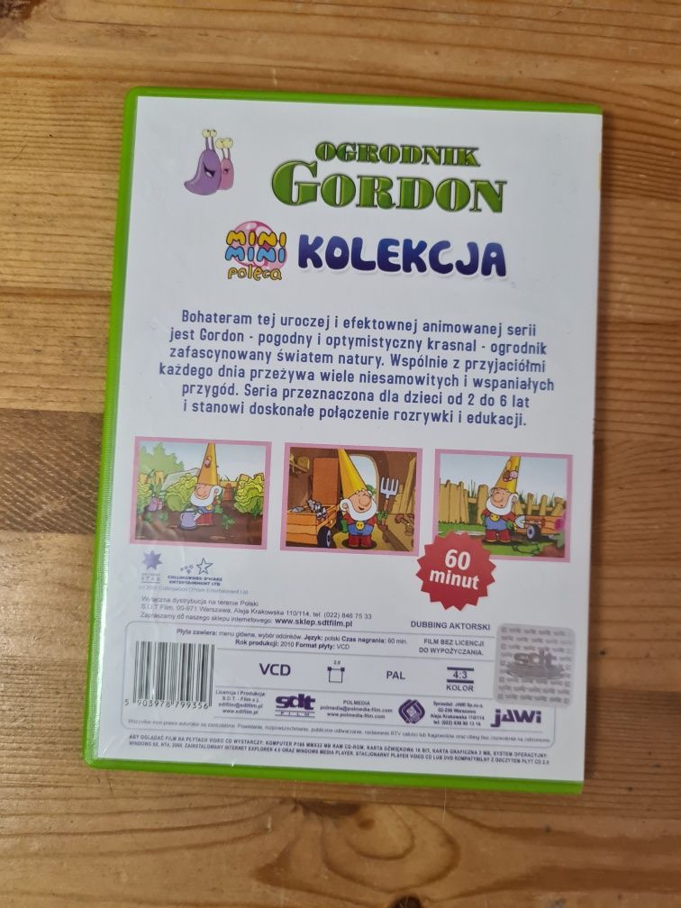 Ogrodnik Gordon Mini mini poleca Kolekcja płyta VCD bajka