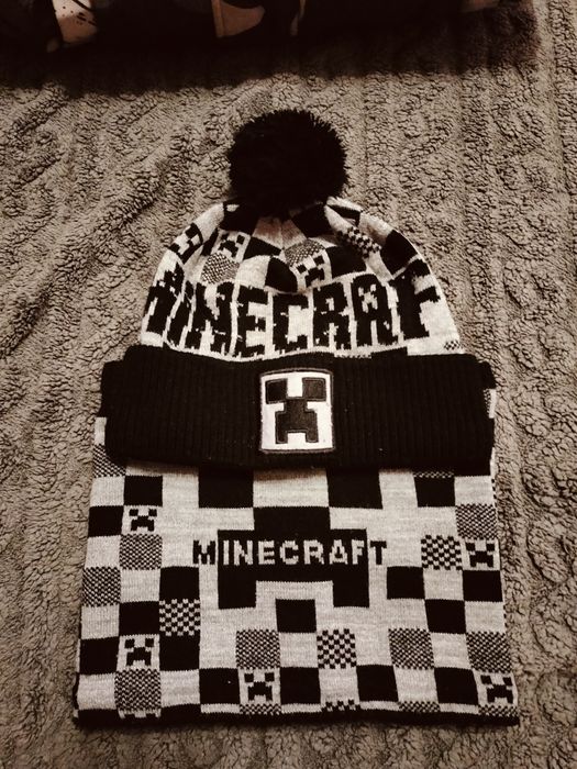 Шапочка + шарф на флісі для хлопчика