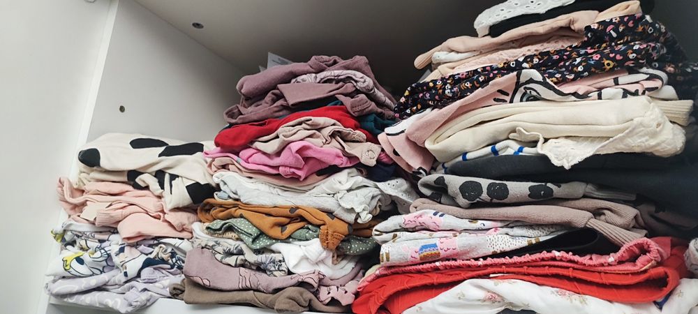 Paka ubrań dla dziewczynki rozm 80 i 86