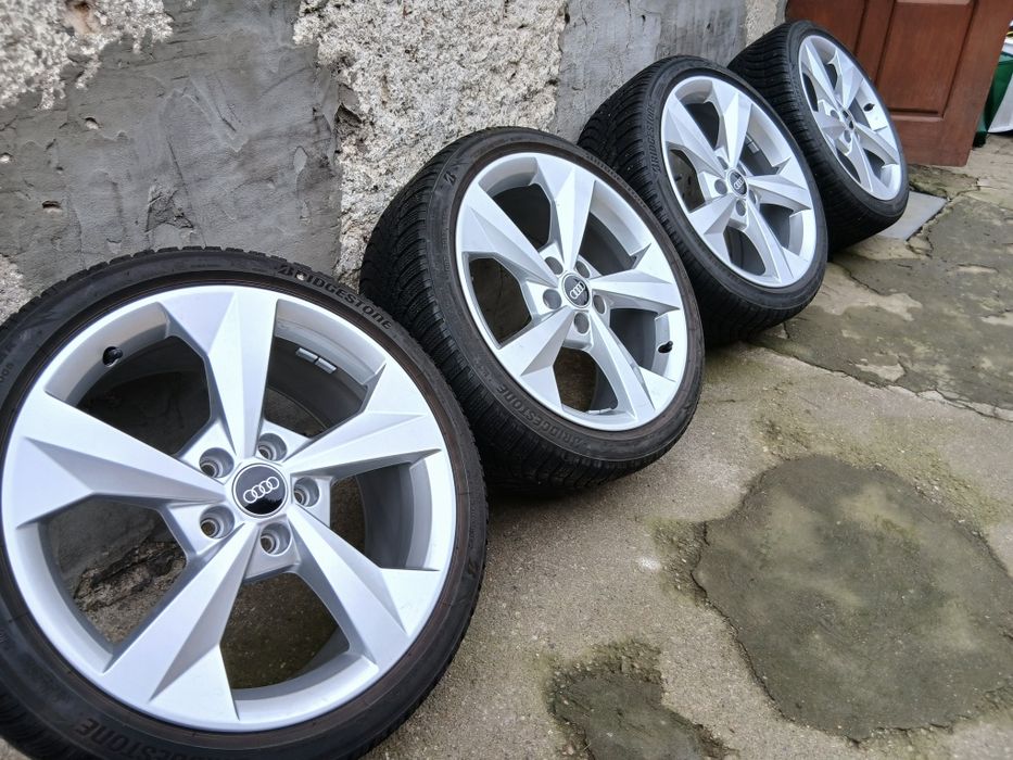 Alufelgi Felgi 18 5x112 Oryginal AUDI Opony Zimowe 225/40 R18 OPIS!