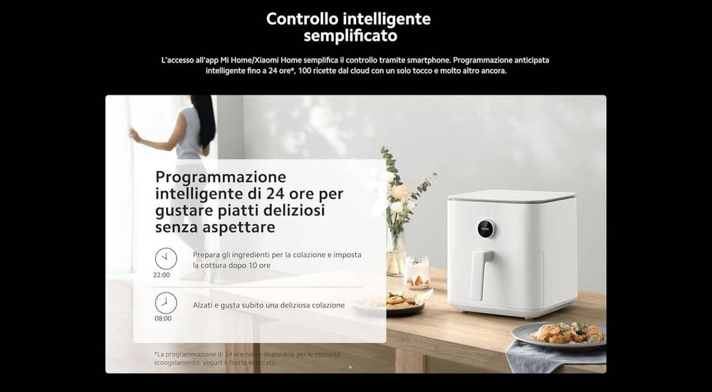 Мультипіч Xiaomi Mi Smart Air Fryer 6.5L БУ для великої сім’ї,чорний