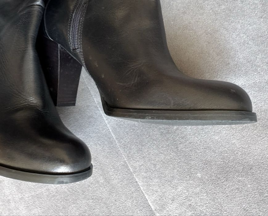 Чоботи Cosmoparis жіночі шкіряні чорні розмір 38