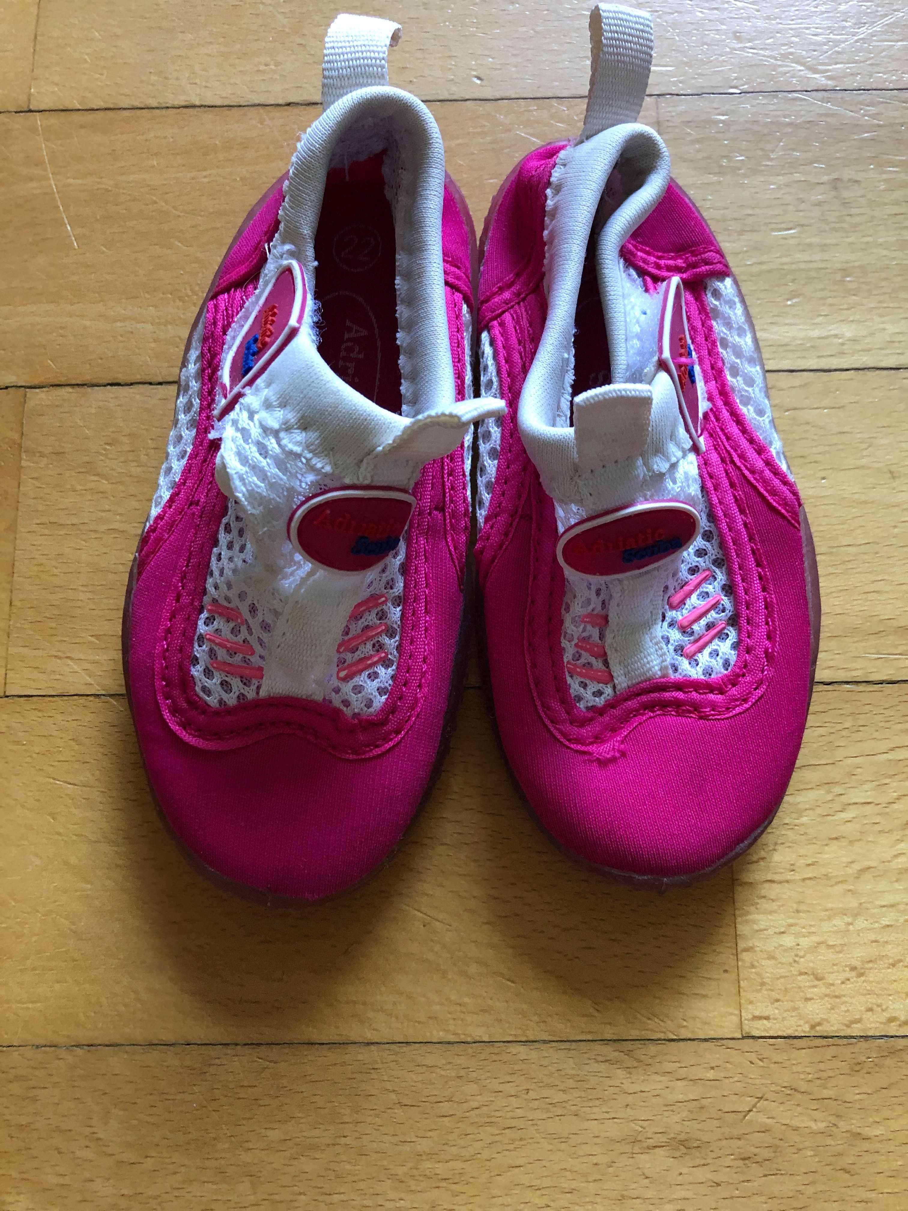 Dziecięce buty do wody rozmiar 22 dziewczyna różowe