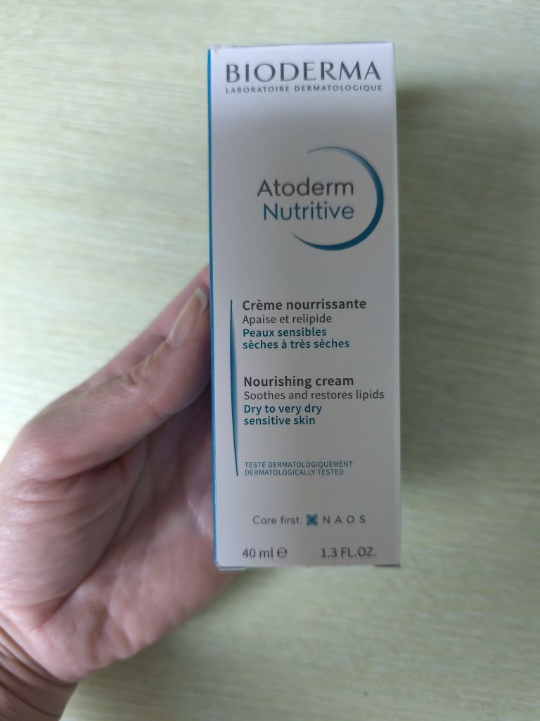 Bioderma Atoderm Nutritive 40 ml do twarzy  sucha skóra