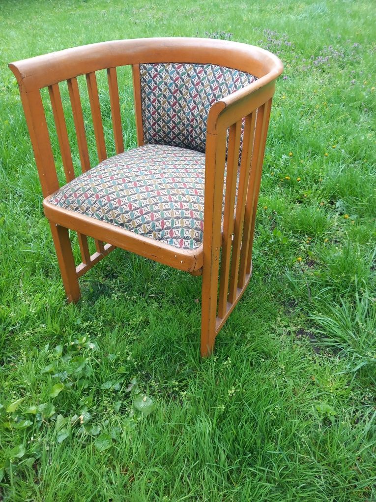 2 x fotel - krzesło drewniane