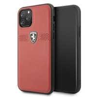 Etui Ferrari Off Track Leather do iPhone 11 Pro 5,8" - Czerwony