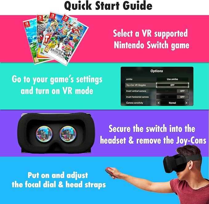 ORZLY Zestaw VR do Nintendo Switch / Switch OLED