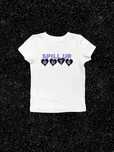 T-Shirt Luźny Z Nadrukiem Biały Casual Shein Xxl 44