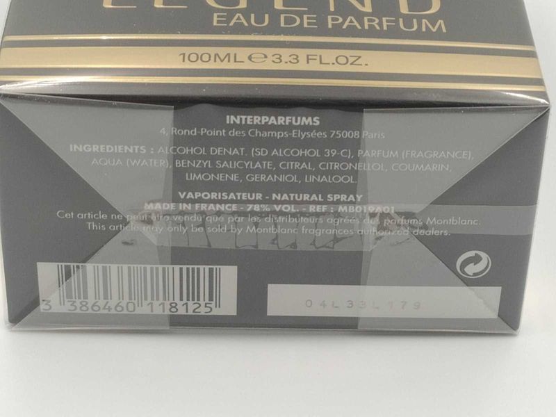 Montblanc Legend Eau De Parfum 100 мл Оригинал