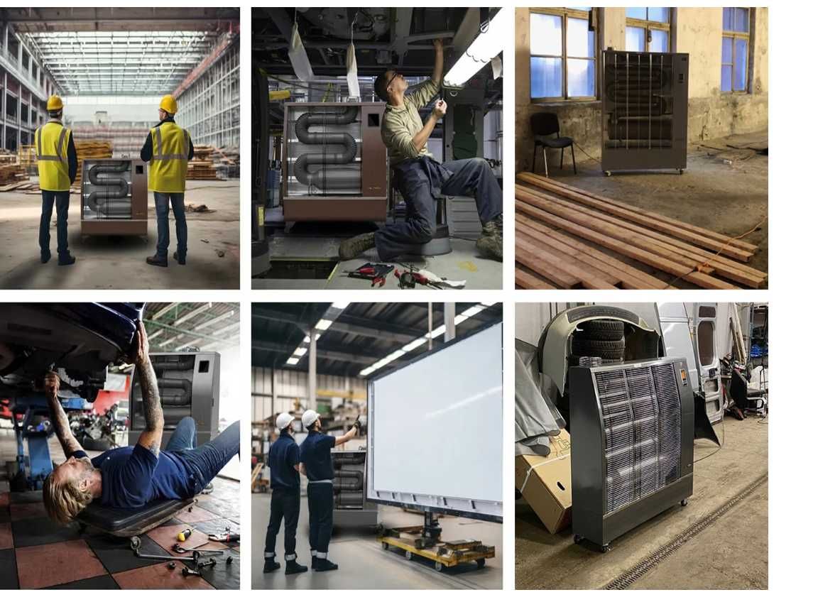 Nagrzewnica na podczerwień Veltron z Wi-Fi  DHOE-350F 40,7kW 231-330m2
