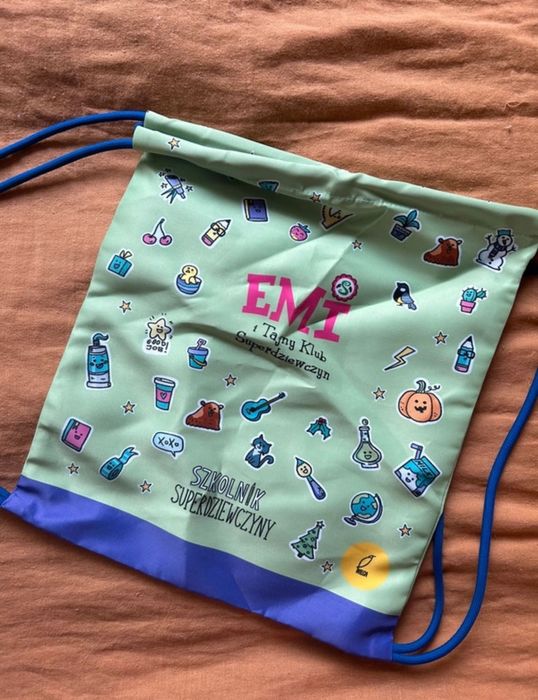 Nowy worek plecak dla dziewczynki