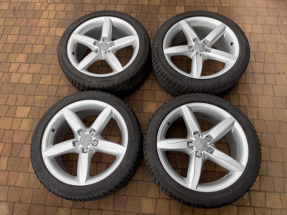 3651. Koła zimowe Audi A4 B8 oryginalne 5x112 ET47 245/40/18 2023r 8mm