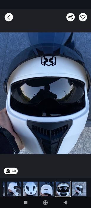 Мото шлем . Беушний