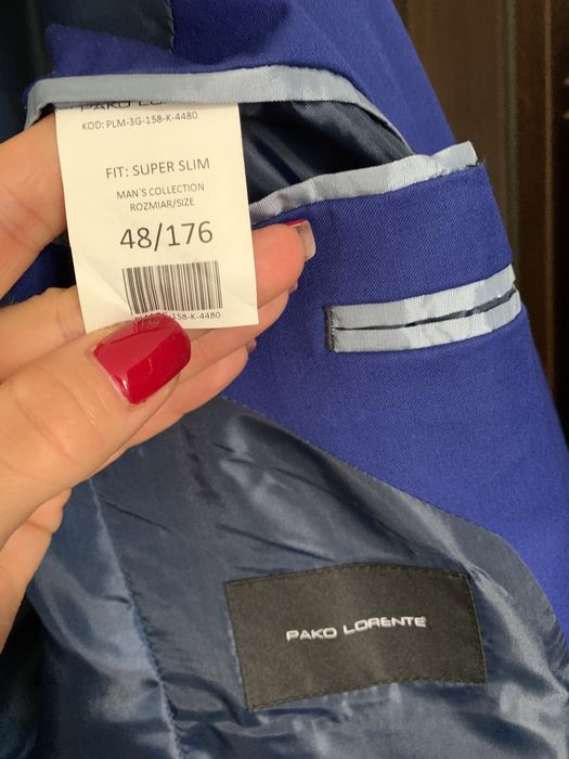 Garnitur męski S  48/176 Pako Lorente