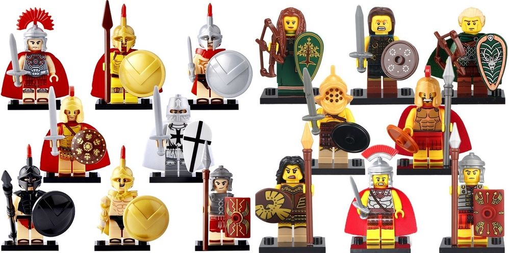 Фигурки гладиаторы Gladiator легионер legionér лего Lego Рыцари