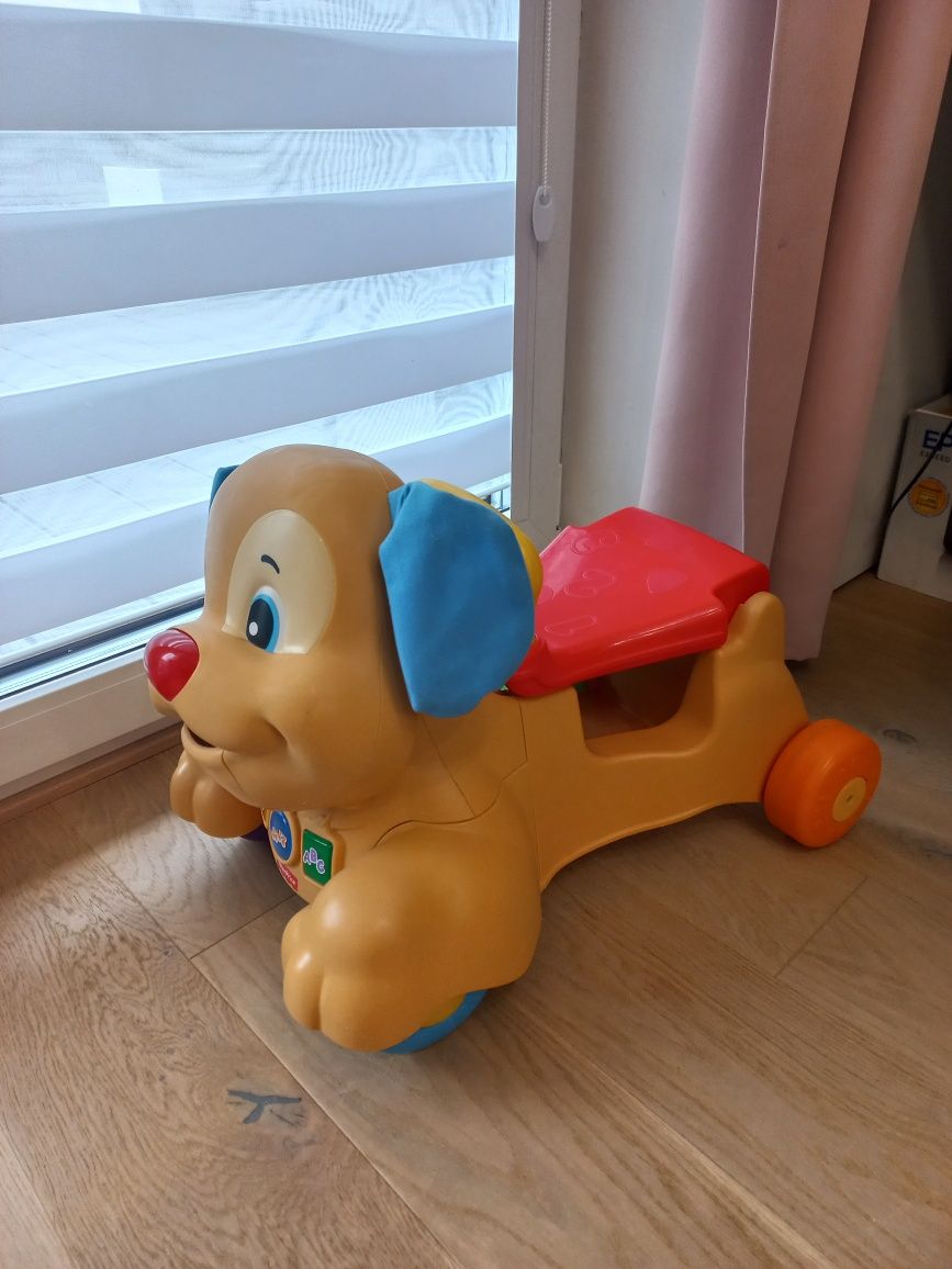 Chodzik jeździk szczeniaczka uczniaczka Fisher Price