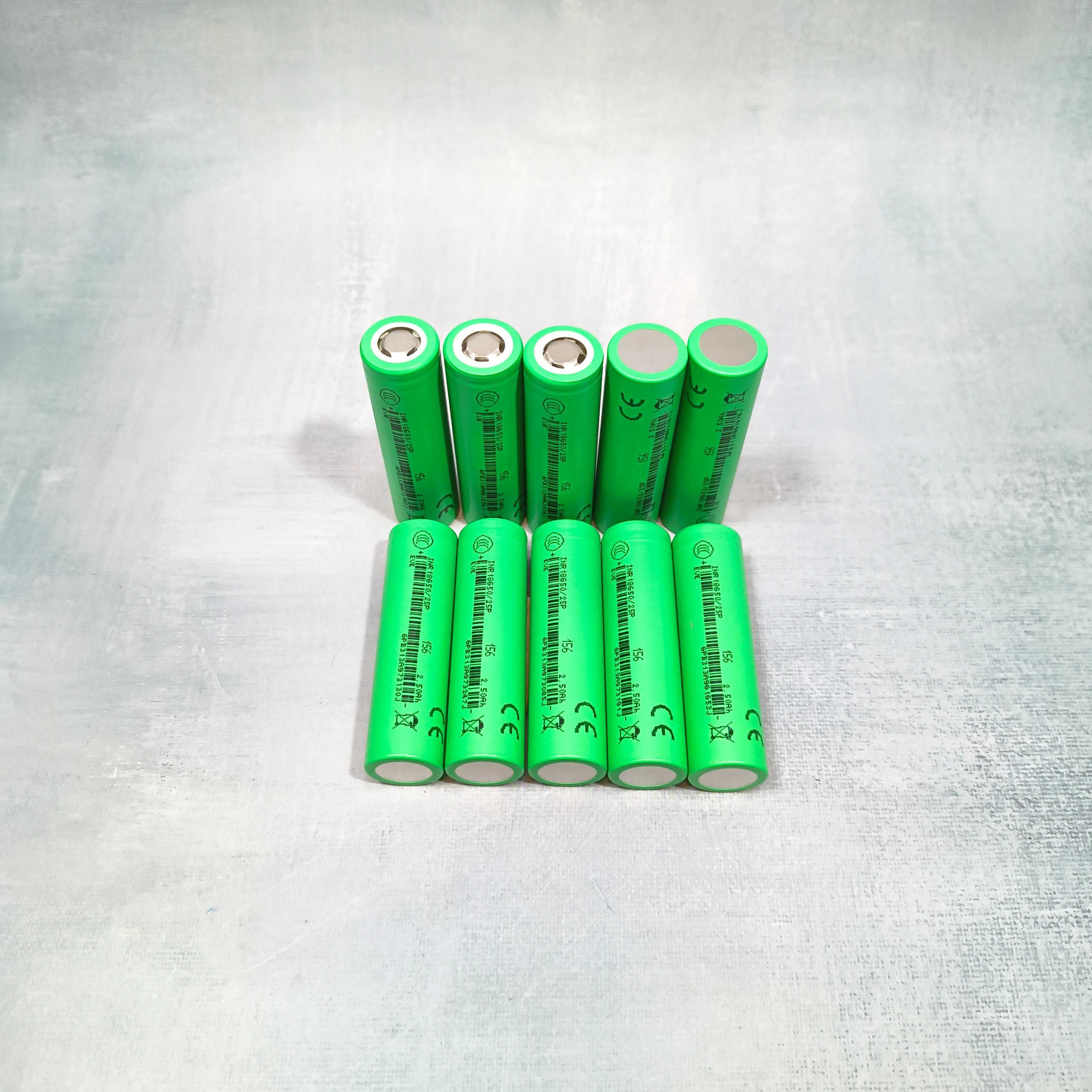 Нові 18650 високострумовий акумулятор EVE INR18650-25P 20A 2550mAh