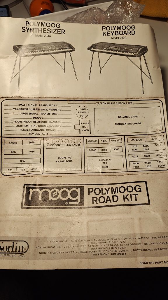 Moog Polymoog 280a