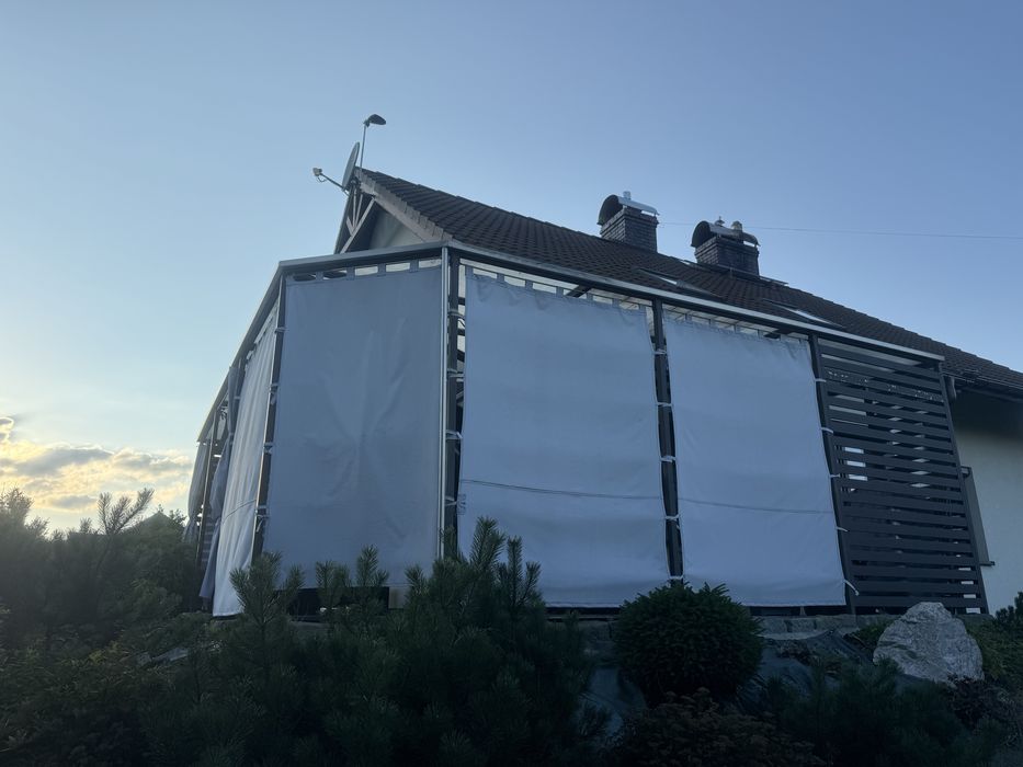 Zadaszenie tarasu wraz ze stelarzem