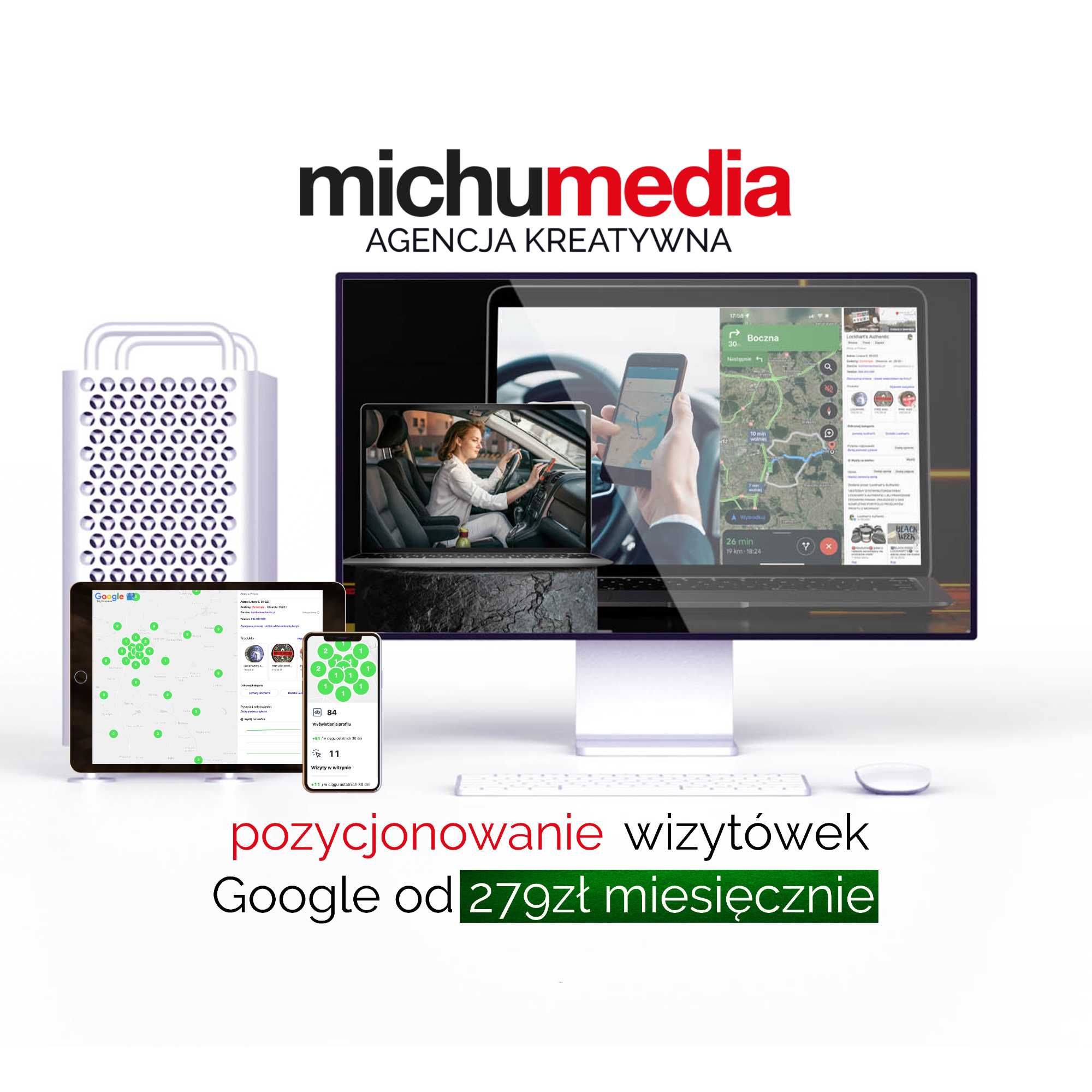 pozycjonowanie wizytówki google Katowice strony www reklama google ads