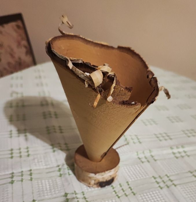 Serwetnik, ozdoba z drewna