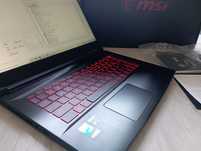 MSI i5 11 generacja RTX 3050 Ti idealny karton dokumenty laptop gaming
