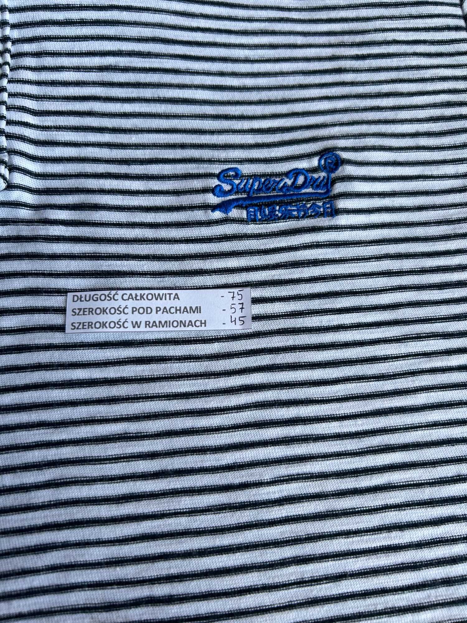 SuperDry _ Koszulka polo w paski rozmiar XL