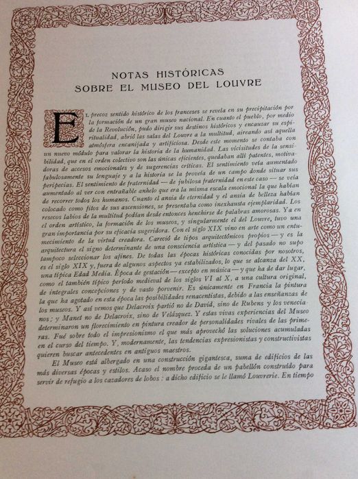 Album de la galería de pinturas del Museo de Louvre...