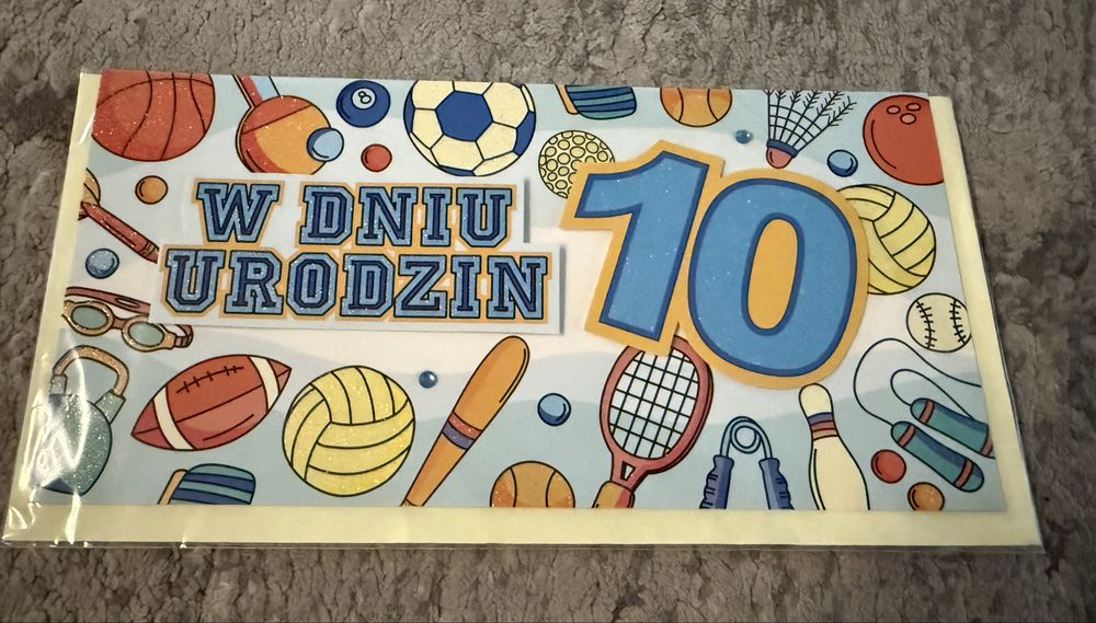 Kartka na 10 urodziny Nowa