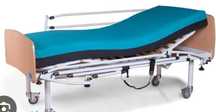 Cama articulada semi elétrica  com colchão + grades laterais