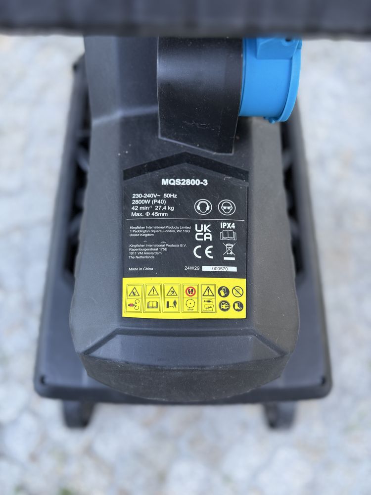 Rozdrabniacz do gałęzi MacAllister 2800 W