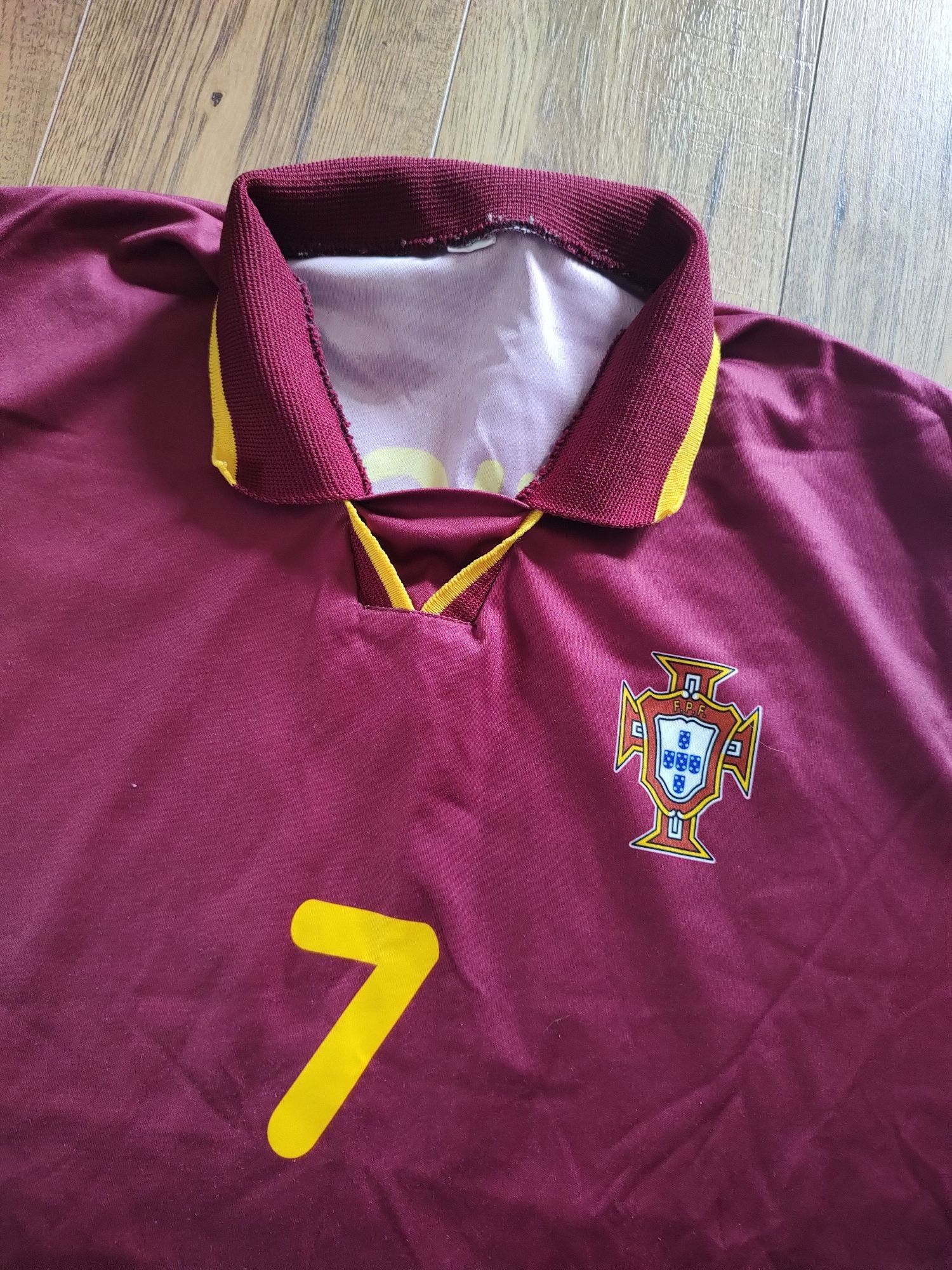 Koszulka t-shirt męski Portugalia Luis Figo vintage unikat