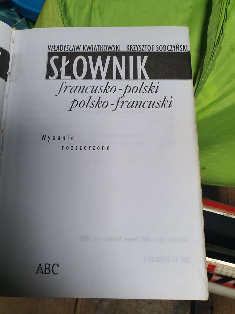 Kieszonkowy słownik Francusko-Polski i Polsko-Francuski