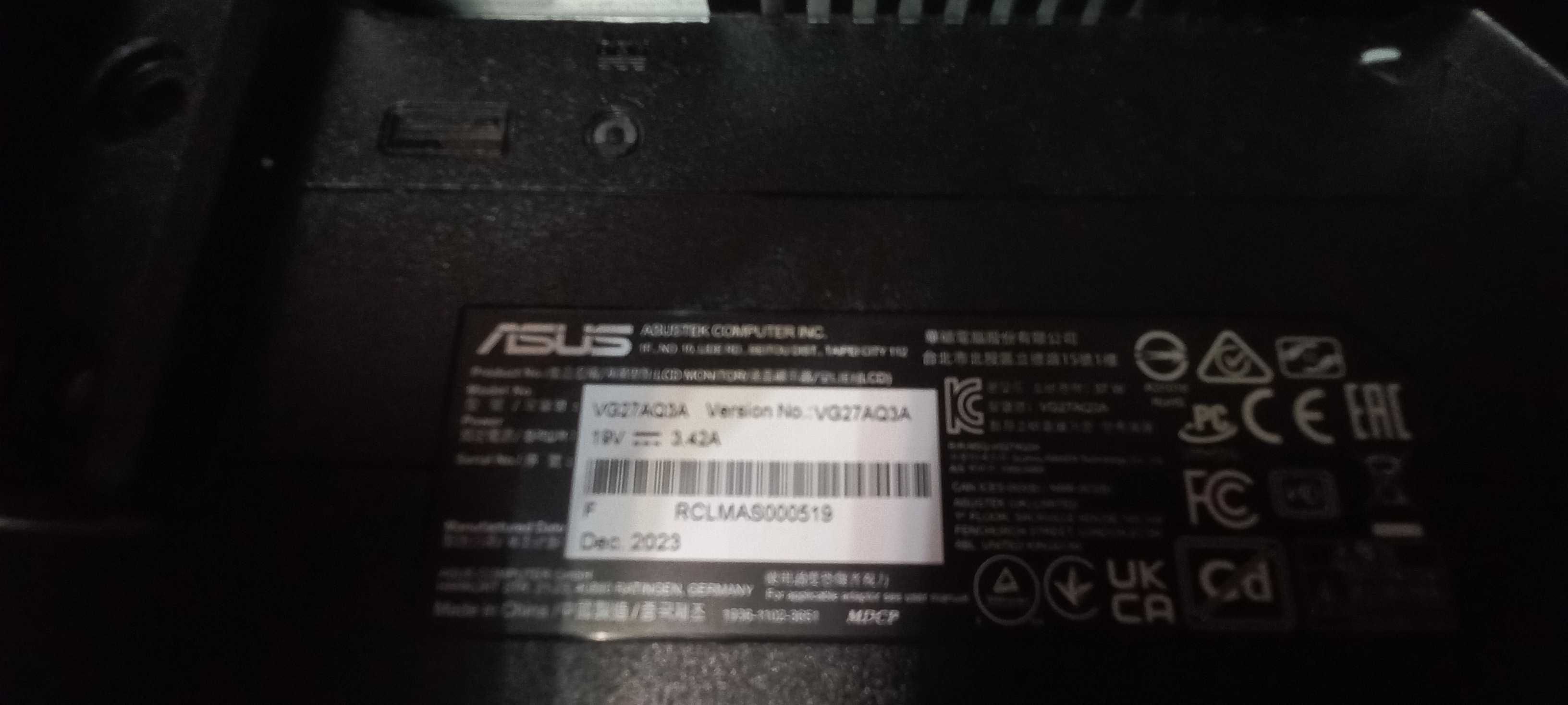 Монитор 27" ASUS VG279Q3A