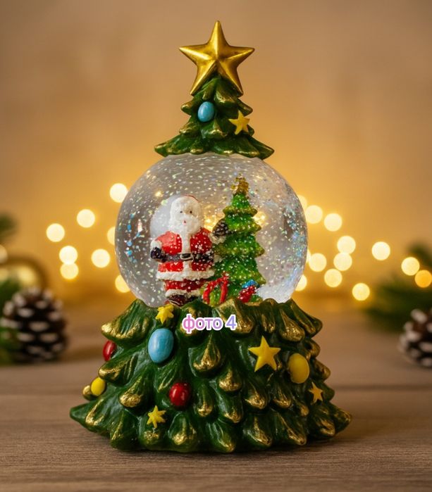 Новогодний светільник Різдвяний світильник Музыкальный ночник декор