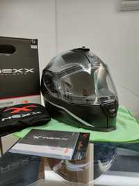 Capacete Integral Nexx SX.100 Skyway Black Grey MT tamanho L