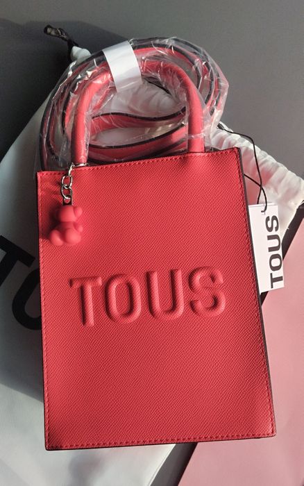 TOUS Brenda POP mini czerwona torebka z misiem + certyfikat sklep 449