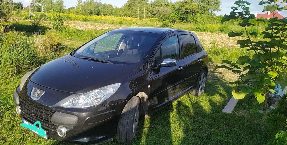 Peugeot 307, hak, opony zimowe w komplecie