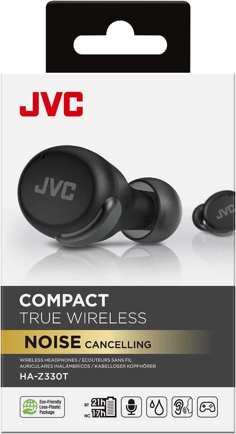 JVC Słuchawki bezprzewodowe douszne  Bluetooth 5.2 HA-Z330T-B