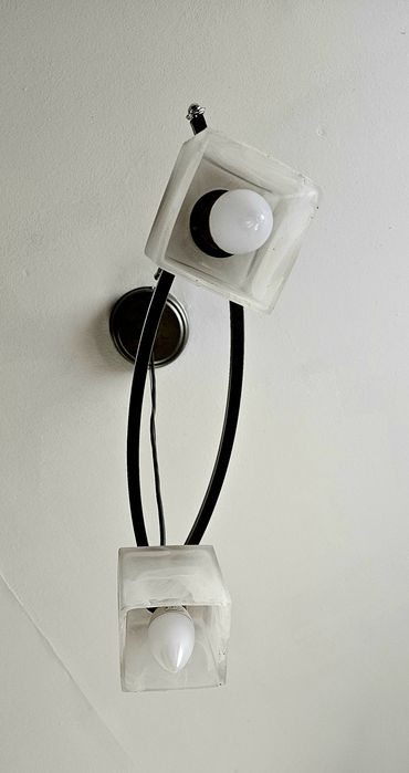 Lampa wisząca satynowa