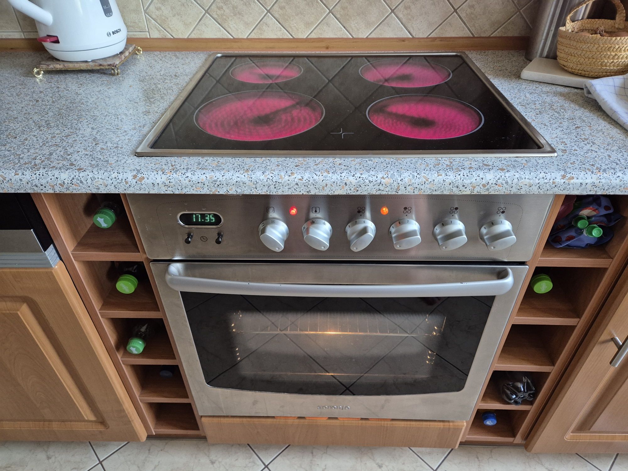 Płyta grzejna ceramiczna GORENJE U447E + piekarnik  EC60EHL