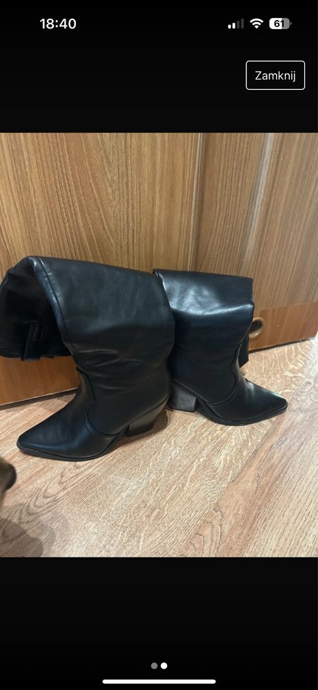 Buty kozaki wysokie