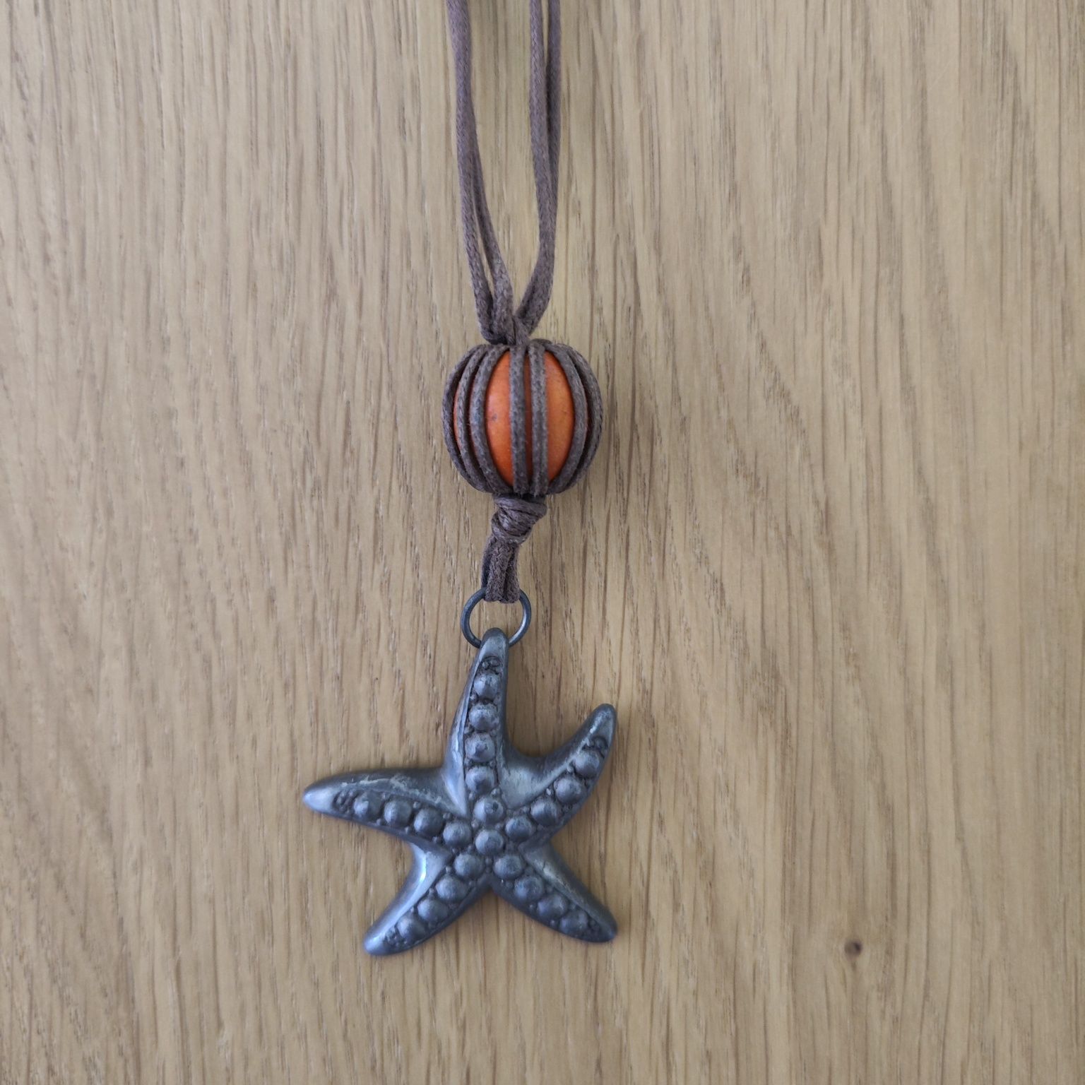 Colar com pendente estrela do mar